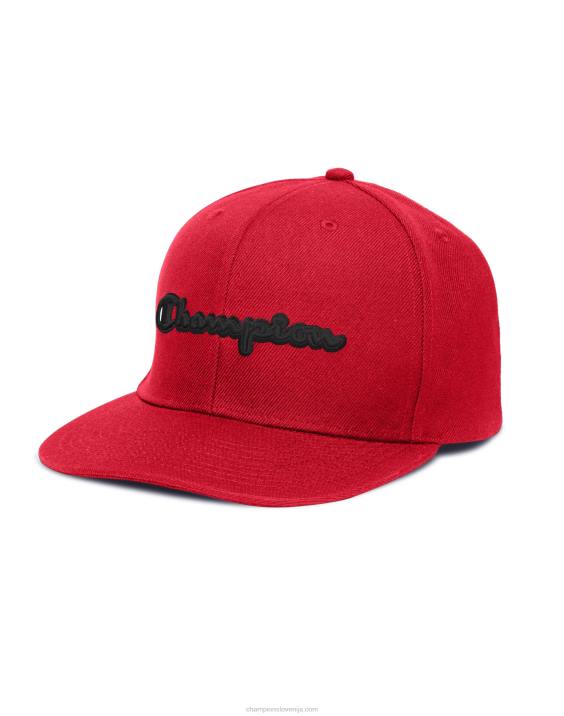 Champion moški bb snapback hat 3d skript 2B84884 škrlat