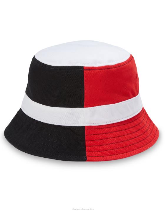 Champion moški klobuk z barvnim blokom 2B84867 bela/škrlatna/črna