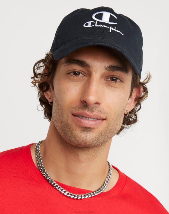Champion moški oblačilo opran sproščen klobuk c čez scenarij 2B84875 Črna