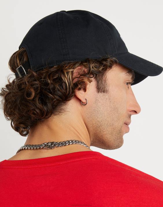 Champion moški oblačilo opran sproščen klobuk c čez scenarij 2B84875 Črna