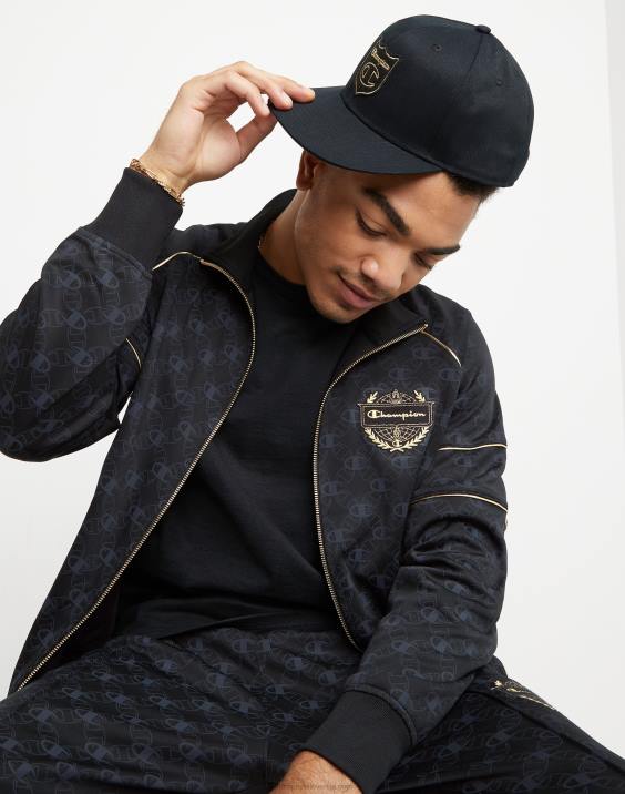 Champion moški snapback klobuk c značka 2B84872 Črna