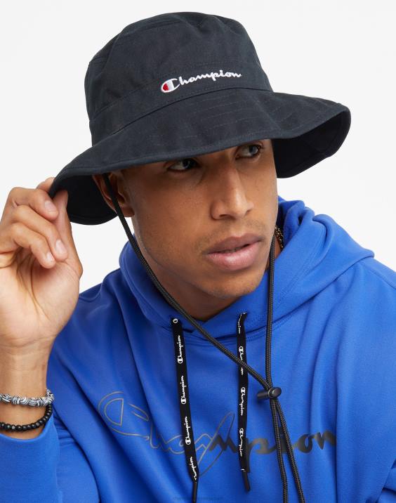 Champion moški vedro klobuk retro scenarij 2B84865 Črna