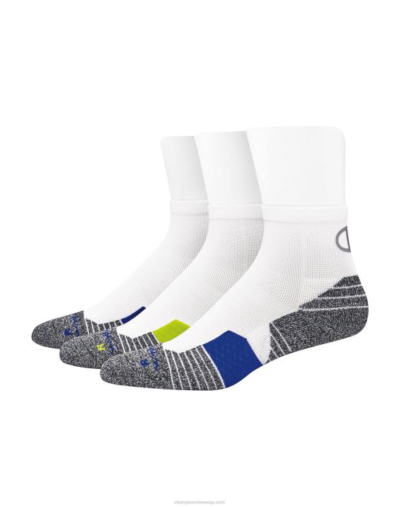 Champion moški nogavice 3 pari 2B84695 belo sortirano