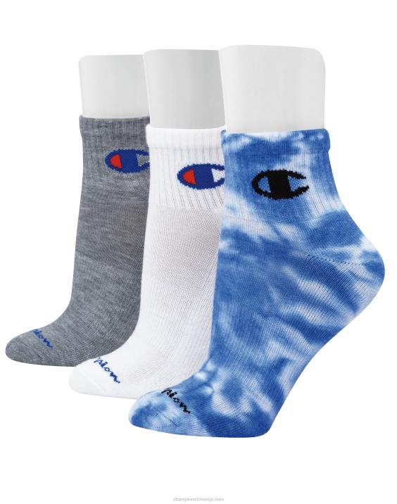 Champion ženske gležnjarji asist. tie-dye 3 pari 2B841583 izbrano brskanje po spletu