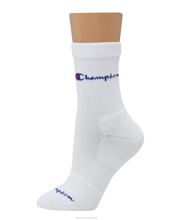 Champion ženske kompresijske srednje dolge nogavice 3 pari 2B841627 bela