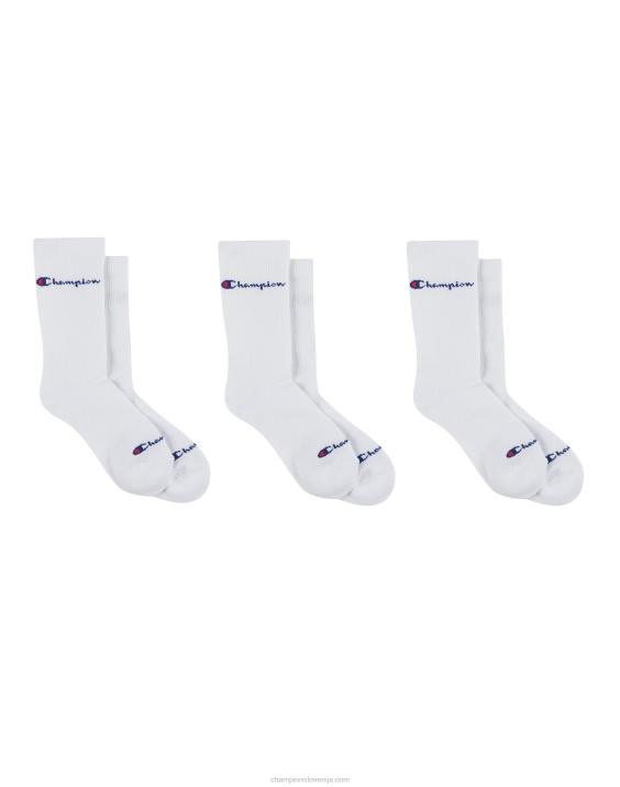 Champion ženske nogavice z graduirano kompresijo 3 pari 2B841594 bela