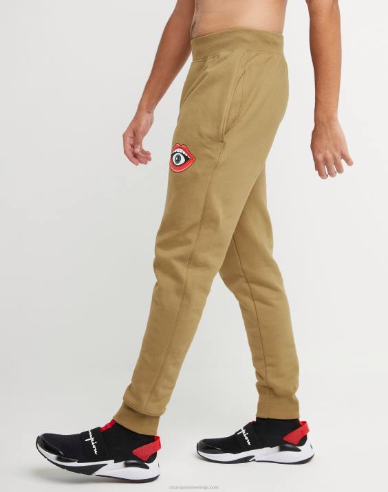 Champion moški Joggers vzvratno tkanje usta c 30,5\" 2B84282 polnozrnati kaki