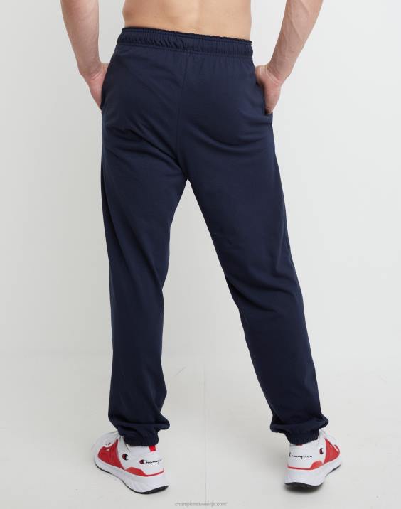 Champion moški bombažne hlače z zaprtim spodnjim delom za vsak dan 31,5\" 2B84319 mornarica