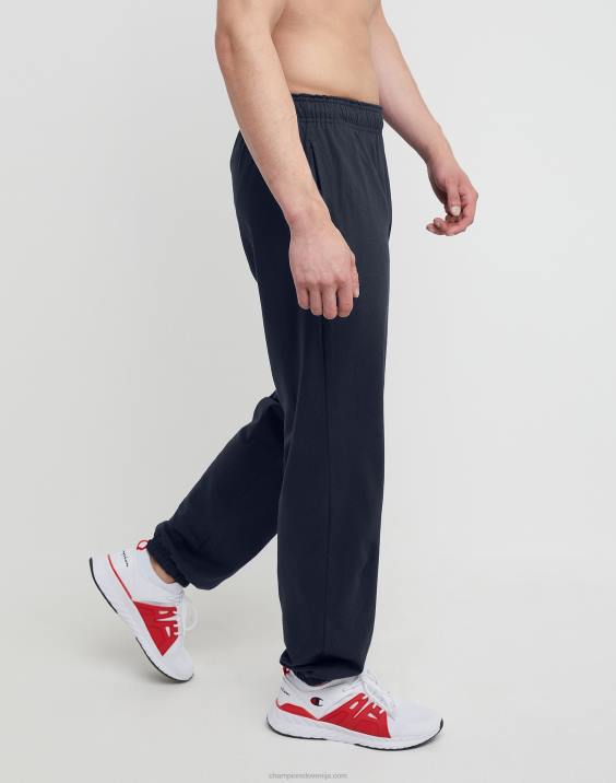 Champion moški bombažne hlače z zaprtim spodnjim delom za vsak dan 31,5\" 2B84319 mornarica