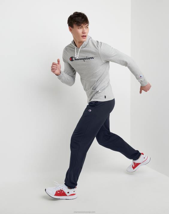 Champion moški bombažne hlače z zaprtim spodnjim delom za vsak dan 31,5\" 2B84319 mornarica