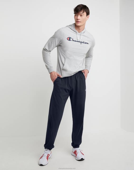 Champion moški bombažne hlače z zaprtim spodnjim delom za vsak dan 31,5\" 2B84319 mornarica