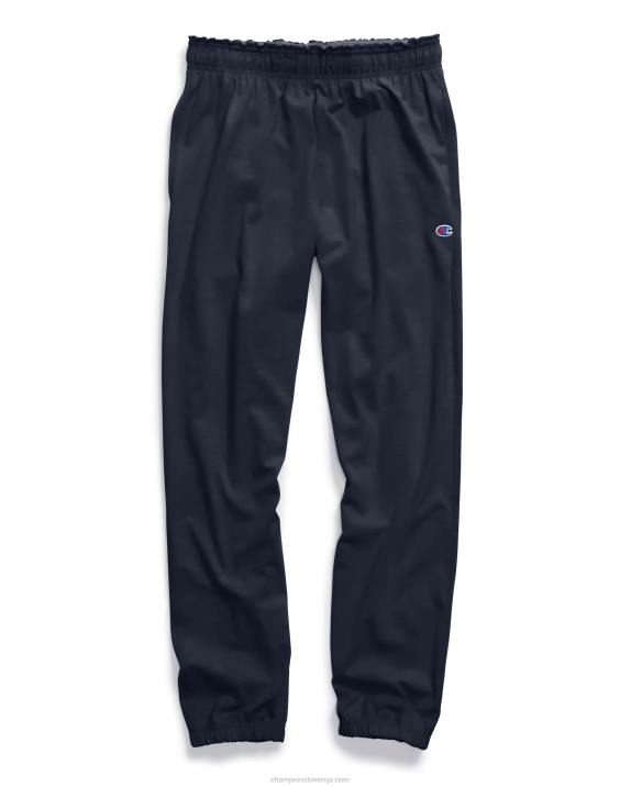 Champion moški bombažne hlače z zaprtim spodnjim delom za vsak dan 31,5\" 2B84319 mornarica