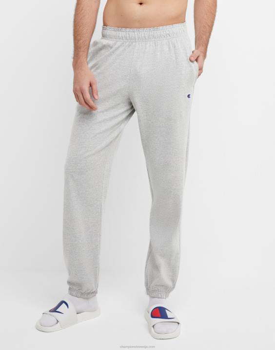 Champion moški bombažne hlače z zaprtim spodnjim delom za vsak dan 31,5\" 2B84320 oksford siva