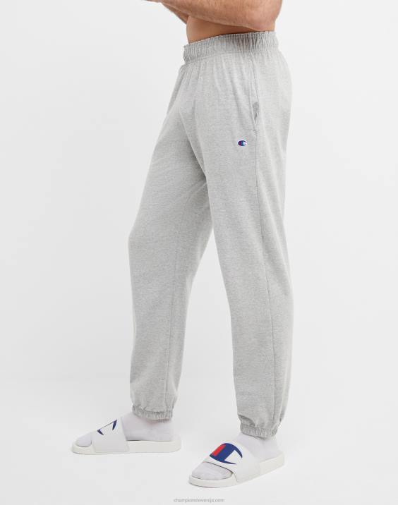 Champion moški bombažne hlače z zaprtim spodnjim delom za vsak dan 31,5\" 2B84320 oksford siva