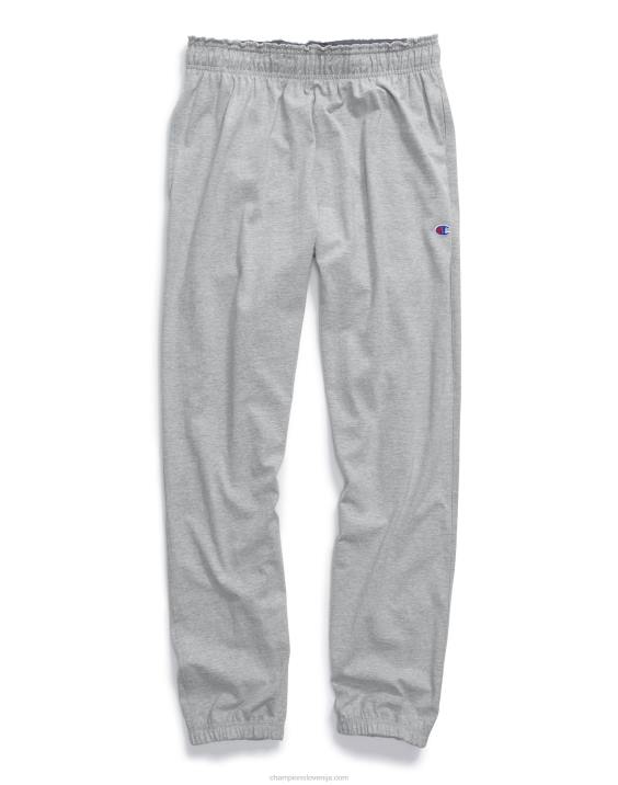 Champion moški bombažne hlače z zaprtim spodnjim delom za vsak dan 31,5\" 2B84320 oksford siva