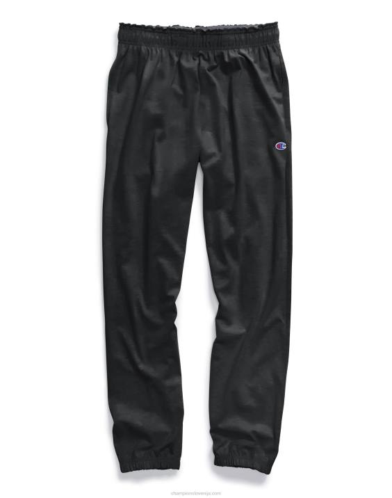 Champion moški bombažne hlače z zaprtim spodnjim delom za vsak dan 31,5\" 2B84321 Črna
