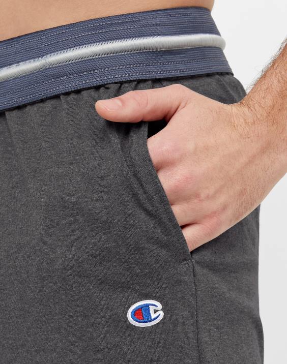 Champion moški bombažne hlače z zaprtim spodnjim delom za vsak dan 31,5\" 2B84322 granitno resje