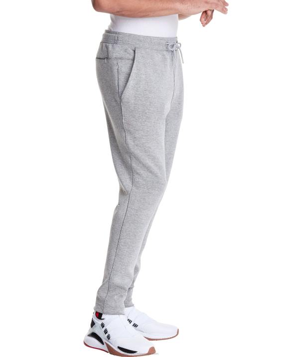 Champion moški flex hlače c našitek 29\" 2B84314 oksford siva