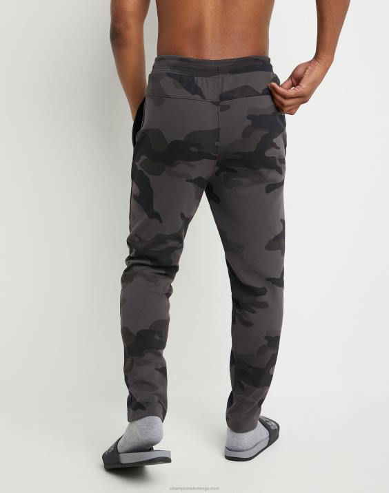 Champion moški flex kamuflažne hlače 29\" 2B84295 camo gladko prodnato siva