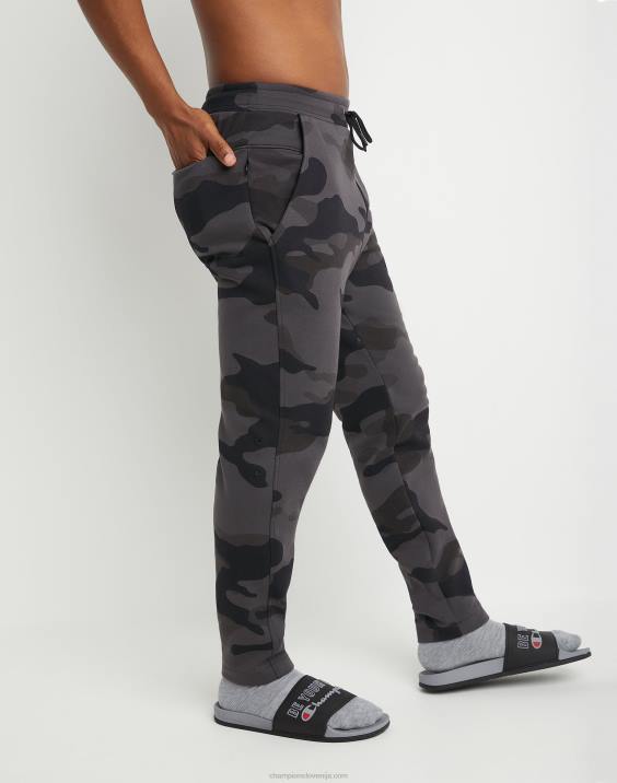 Champion moški flex kamuflažne hlače 29\" 2B84295 camo gladko prodnato siva