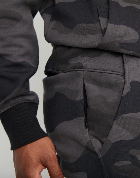 Champion moški flex kamuflažne hlače 29\" 2B84295 camo gladko prodnato siva