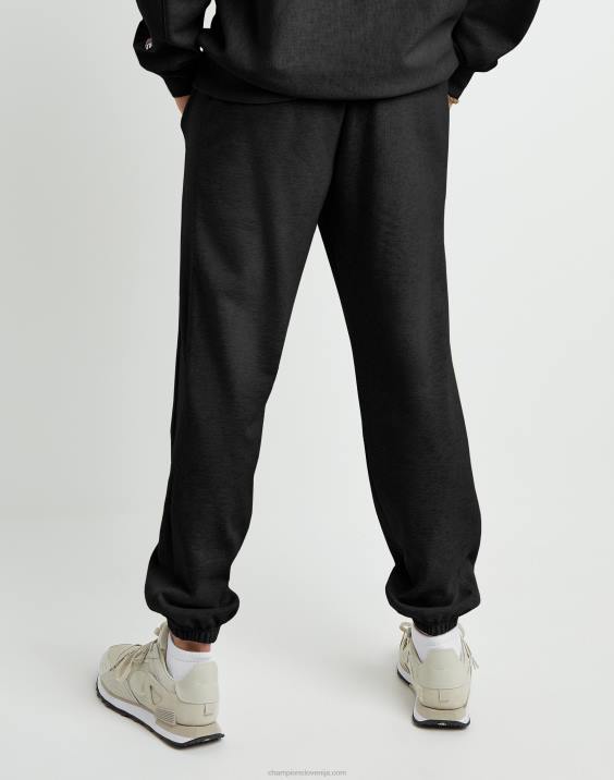 Champion moški francoske hlače iz frotirja v vzvratnem tkanju z logotipom 30\" 2B84212 Črna