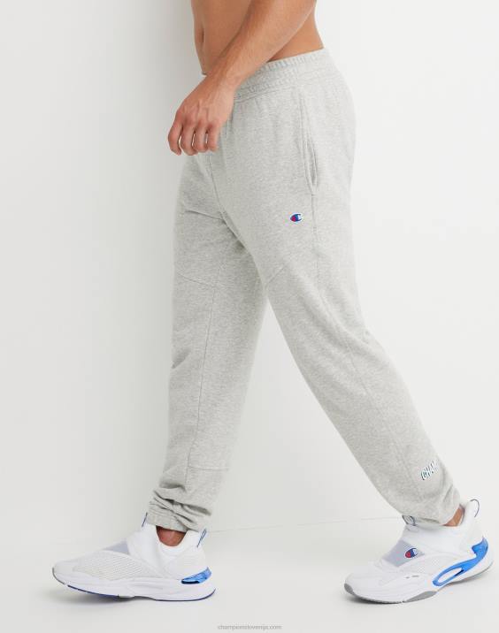 Champion moški global explorer francoski terry tekači z aberacijskim blokom logotip 30\" 2B84310 oxford siva vresa/multi