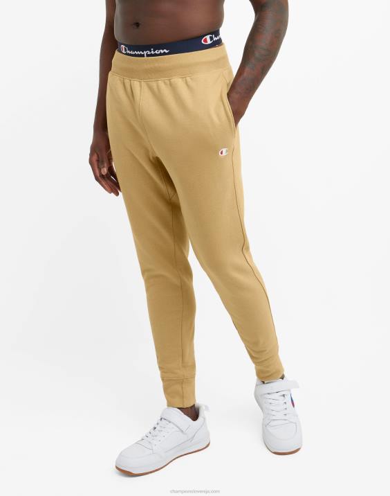 Champion moški joggerji z vzvratnim tkanjem 30,5" 2B84247 peščena skala