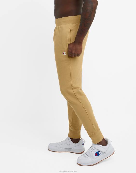 Champion moški joggerji z vzvratnim tkanjem 30,5\" 2B84247 peščena skala