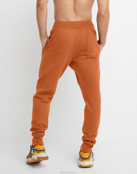 Champion moški joggerji z vzvratnim tkanjem 30,5\" 2B84250 teksaška pomaranča