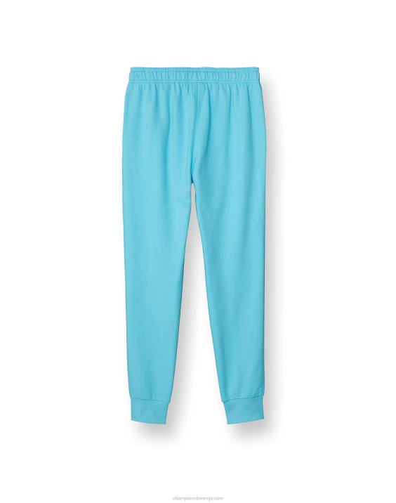 Champion moški klasične joggerje iz flisa c logotipom in napisom 31\" 2B84324 razstava modra