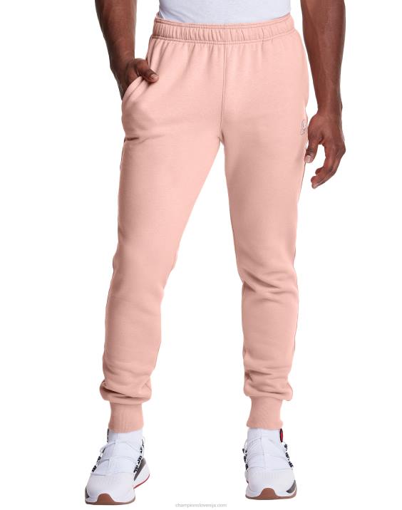 Champion moški klasične joggerje iz flisa c logotipom in napisom 31" 2B84331 primer roza