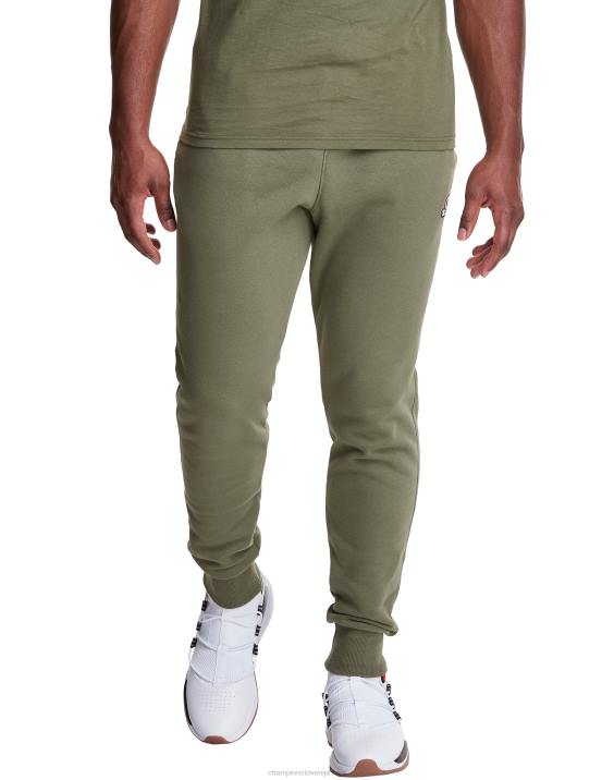 Champion moški klasične joggerje iz flisa c logotipom in napisom 31" 2B84332 tovorna oljka