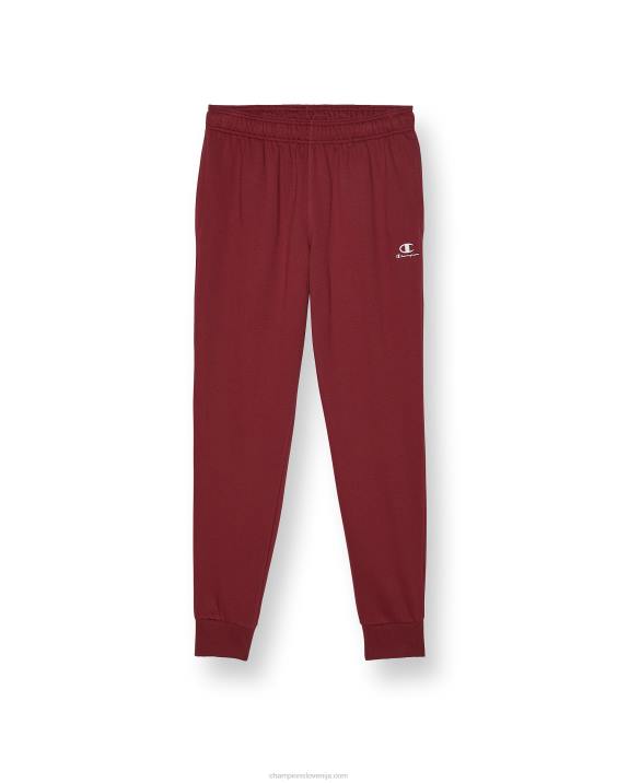 Champion moški klasične joggerje iz flisa c logotipom in napisom 31" 2B84334 kardinal