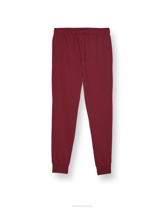 Champion moški klasične joggerje iz flisa c logotipom in napisom 31\" 2B84334 kardinal