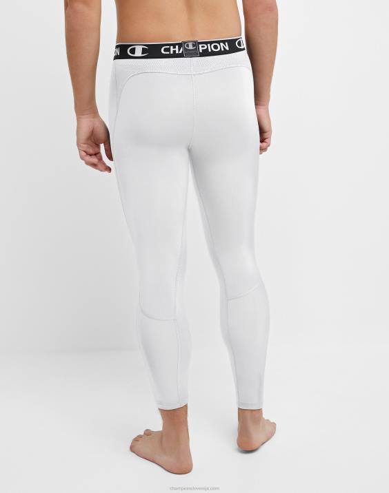 Champion moški kompresijske hlačne nogavice 23,5\" 2B84222 bela