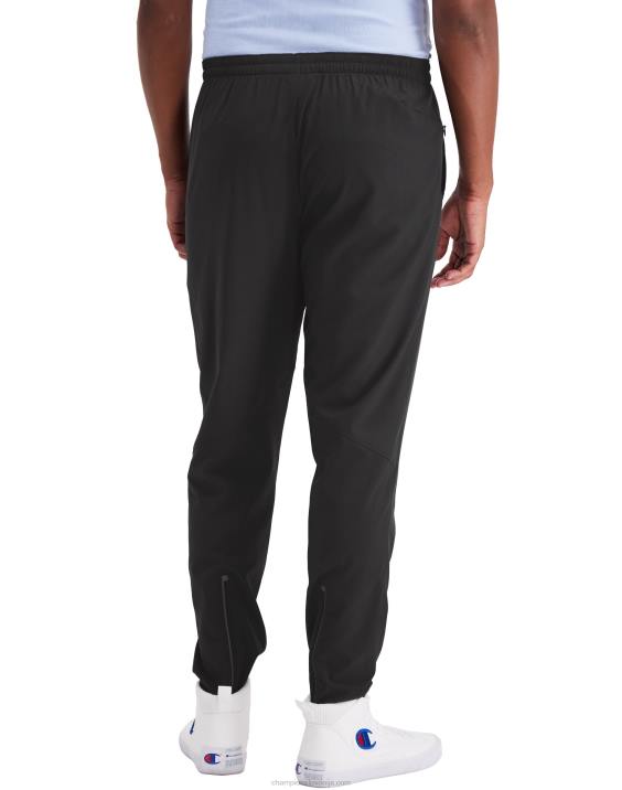 Champion moški športne hlače 31\"-36\" (velike in visoke) 2B84335 Črna