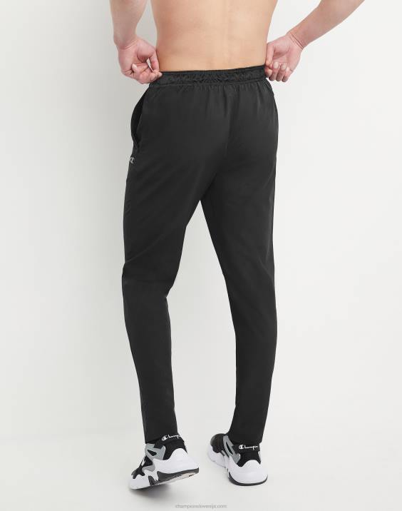 Champion moški športne hlače 31\"-36\" (velike in visoke) 2B84335 Črna