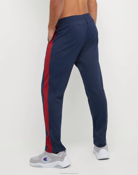 Champion moški športne hlače za dan igre z 30,5-palčnim logotipom v obliki črnega traku 2B84301 atletska mornarsko/brusnična torta