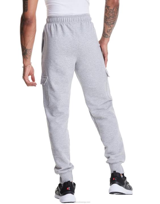 Champion moški powerblend cargo joggerji 29\" 2B84278 oksford siva