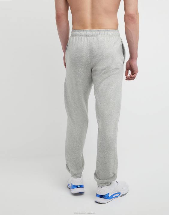 Champion moški powerblend trenirke sproščen spodnji del 32\" 2B84274 oksford siva