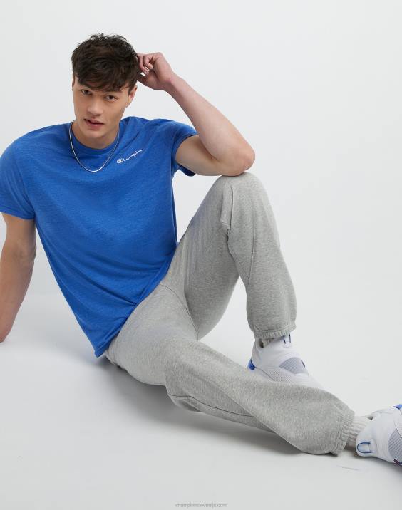 Champion moški powerblend trenirke sproščen spodnji del 32\" 2B84274 oksford siva