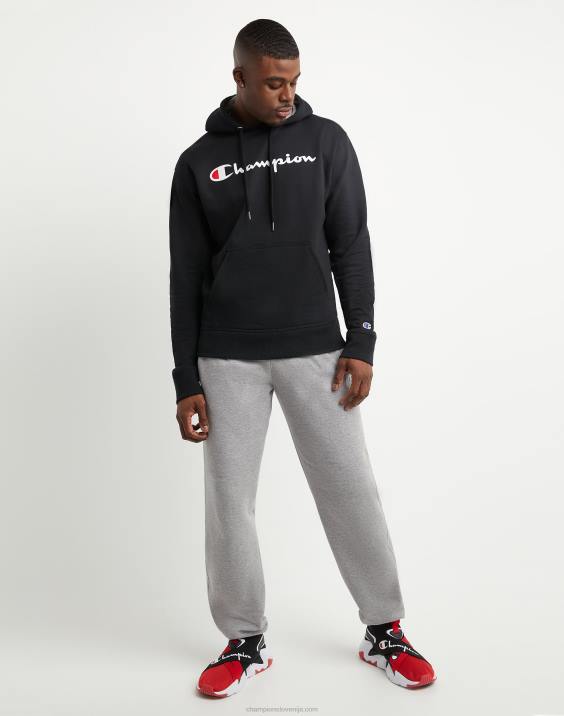 Champion moški powerblend trenirke sproščen spodnji del 32\" 2B84274 oksford siva