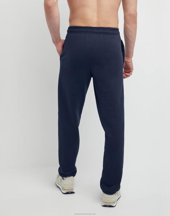 Champion moški powerblend trenirke sproščen spodnji del 32\" 2B84275 mornarica