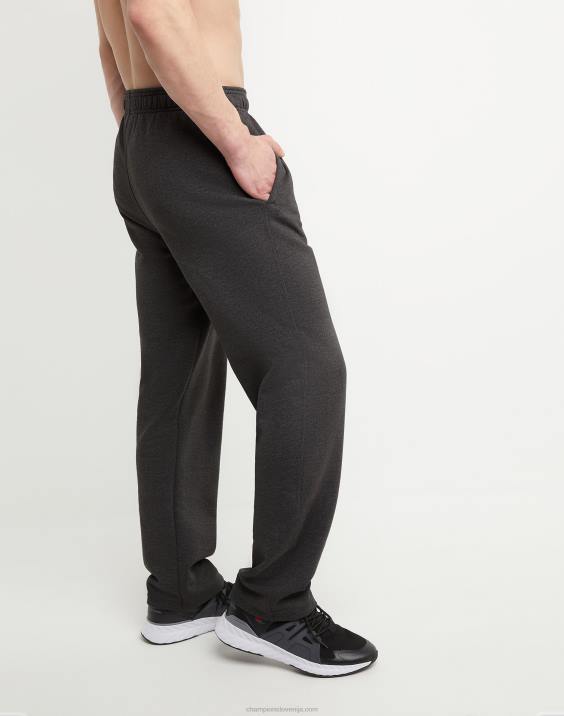 Champion moški powerblend trenirke sproščen spodnji del 32\" 2B84277 granitno resje