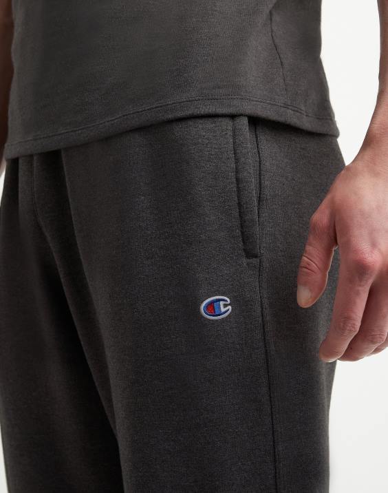 Champion moški powerblend trenirke sproščen spodnji del 32\" 2B84277 granitno resje