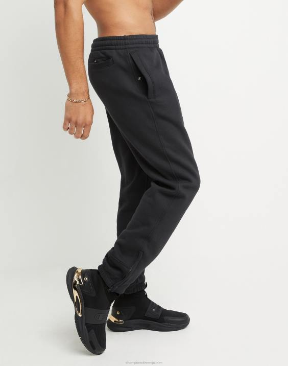 Champion moški super flis 2.0 hlače visoke gostote c 30,75\" 2B84296 Črna