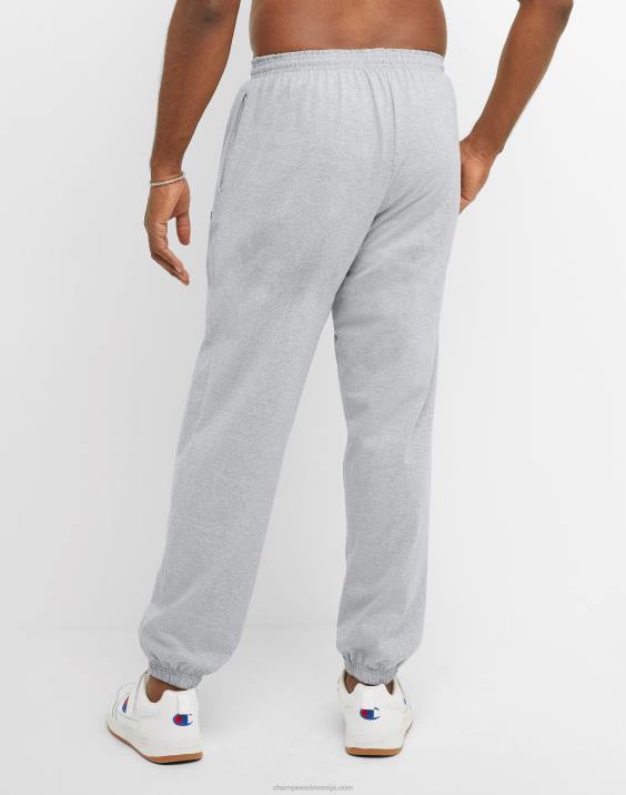 Champion moški velike in visoke zaprte hlače za vsak dan 31\"-36\" 2B84218 oksford siva