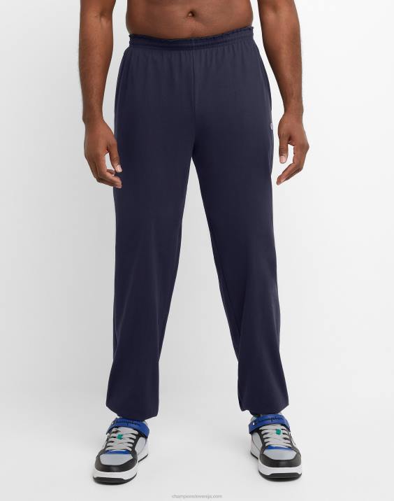 Champion moški velike in visoke zaprte hlače za vsak dan 31"-36" 2B84219 mornarica