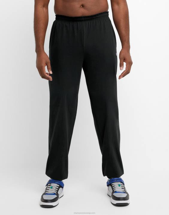 Champion moški velike in visoke zaprte hlače za vsak dan 31"-36" 2B84220 Črna